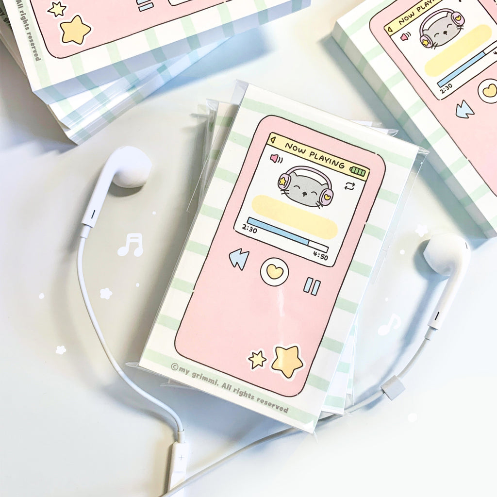 MyGrimmi - Today's Playlist Notepad