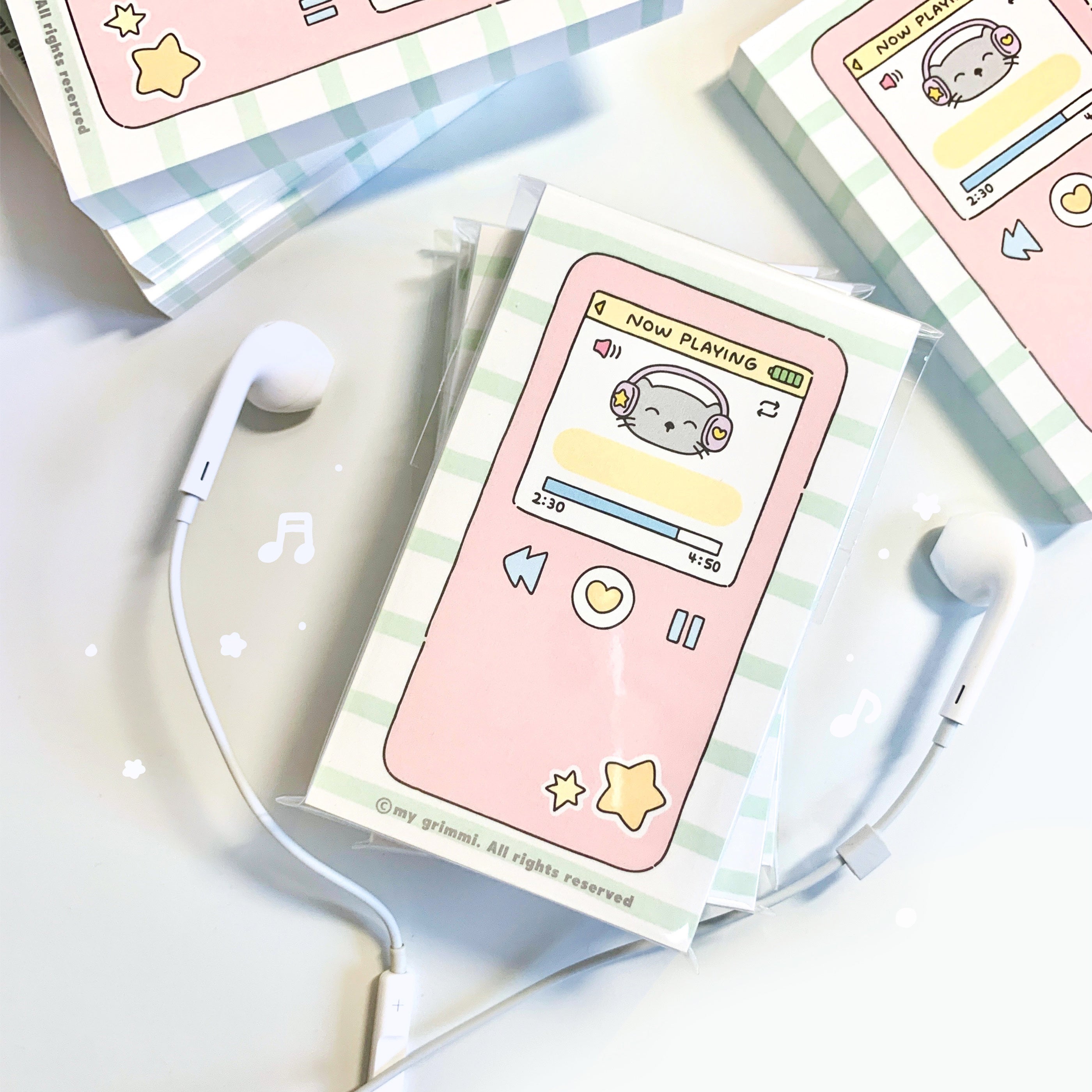 MyGrimmi - Today's Playlist Notepad