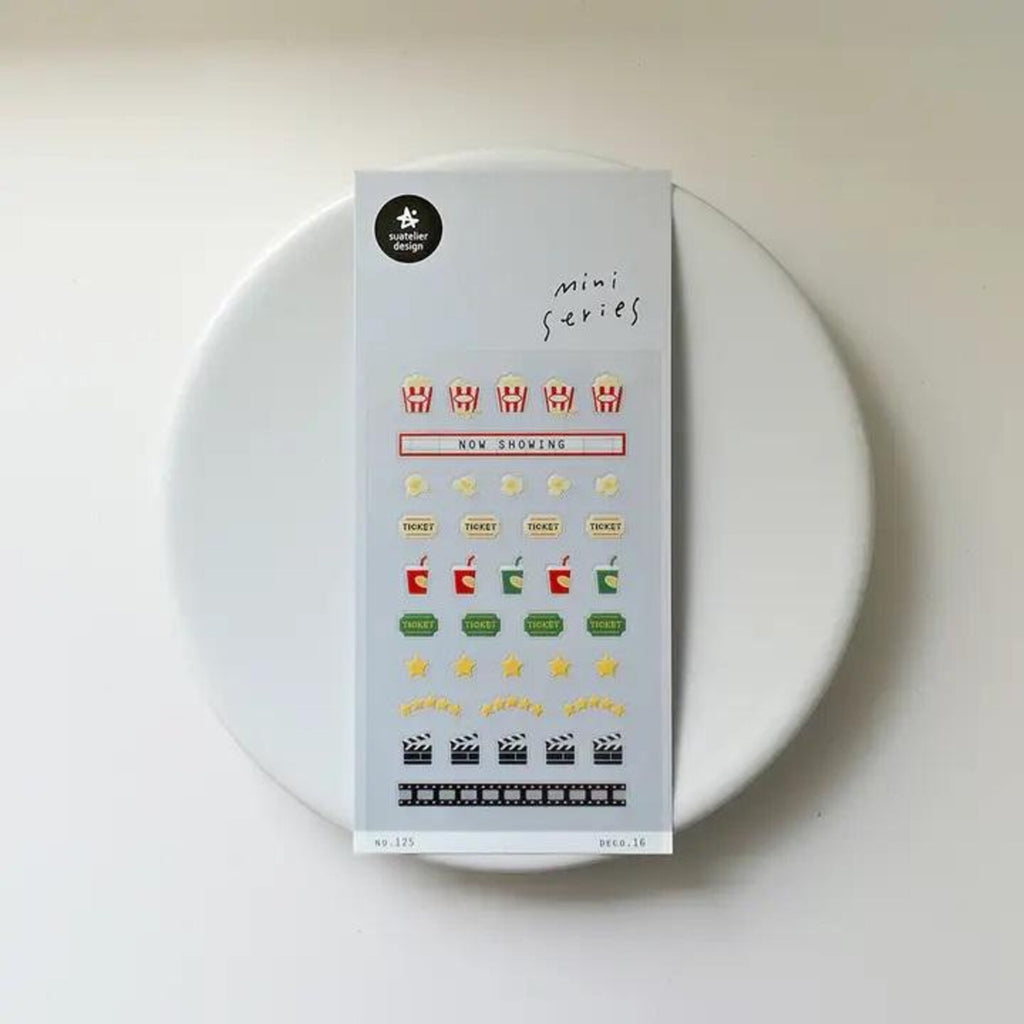 Suatelier - Movie Theater Deco Sticker Sheet
