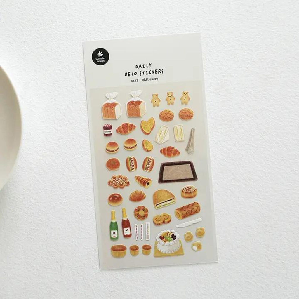 Suatelier - Old Bakery Deco Sticker Sheet