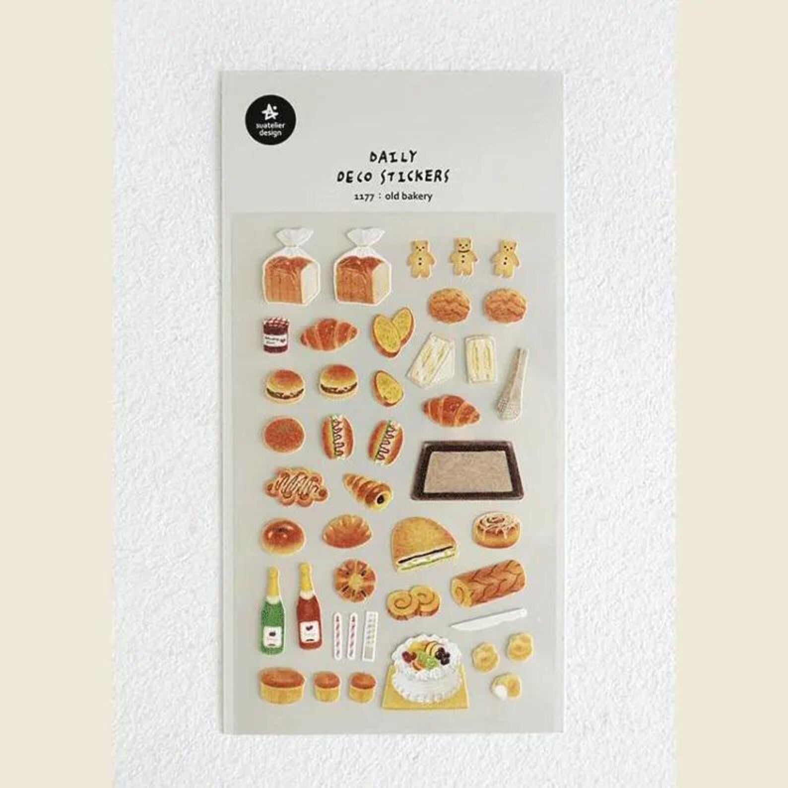 Suatelier - Old Bakery Deco Sticker Sheet