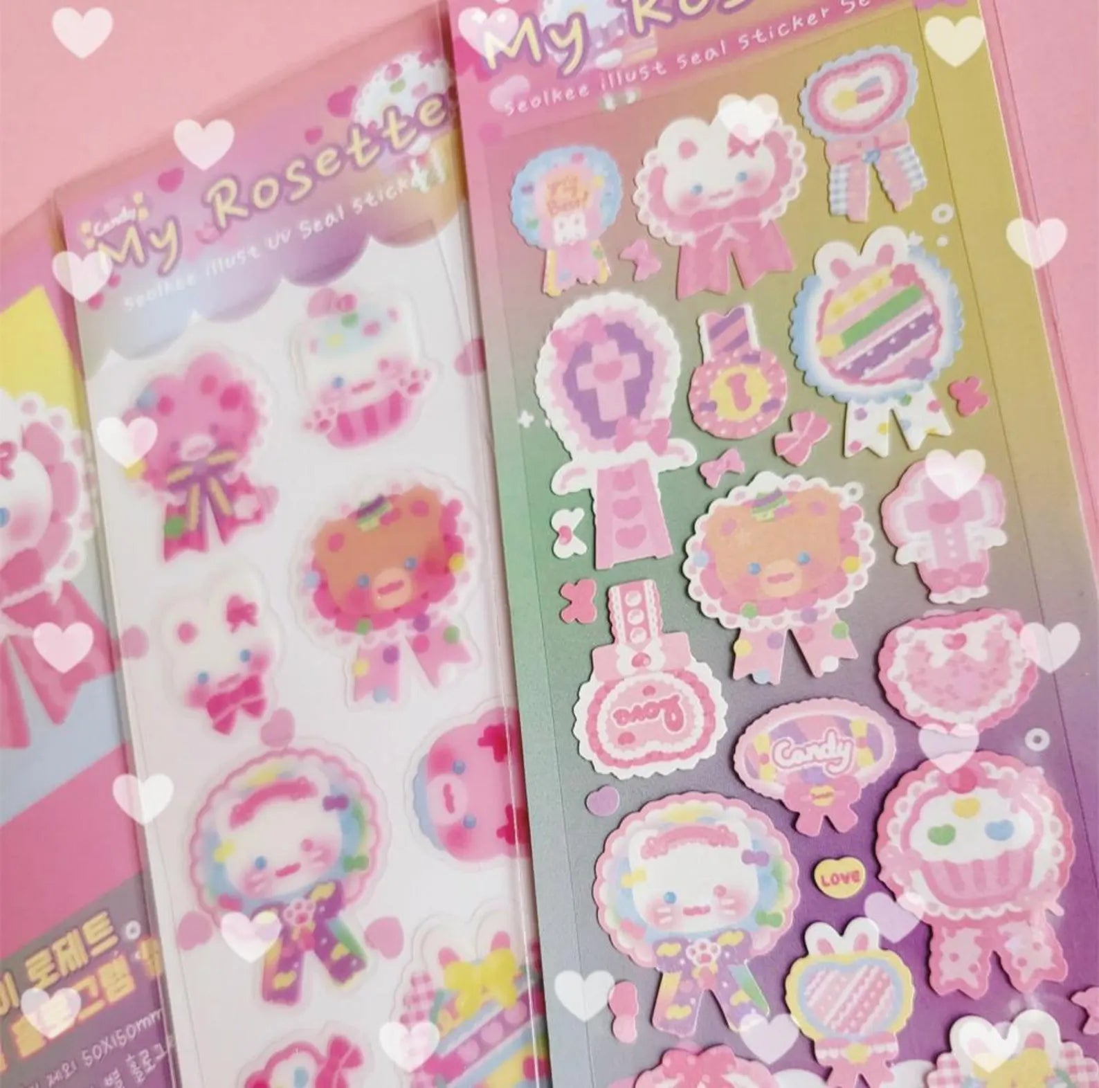 Seolkee Illust - My Rosette Deco Sticker Sheet