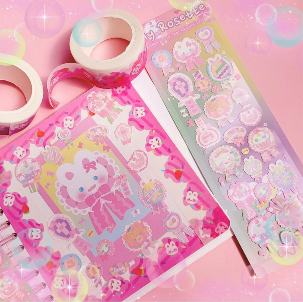 Seolkee Illust - My Rosette Deco Sticker Sheet