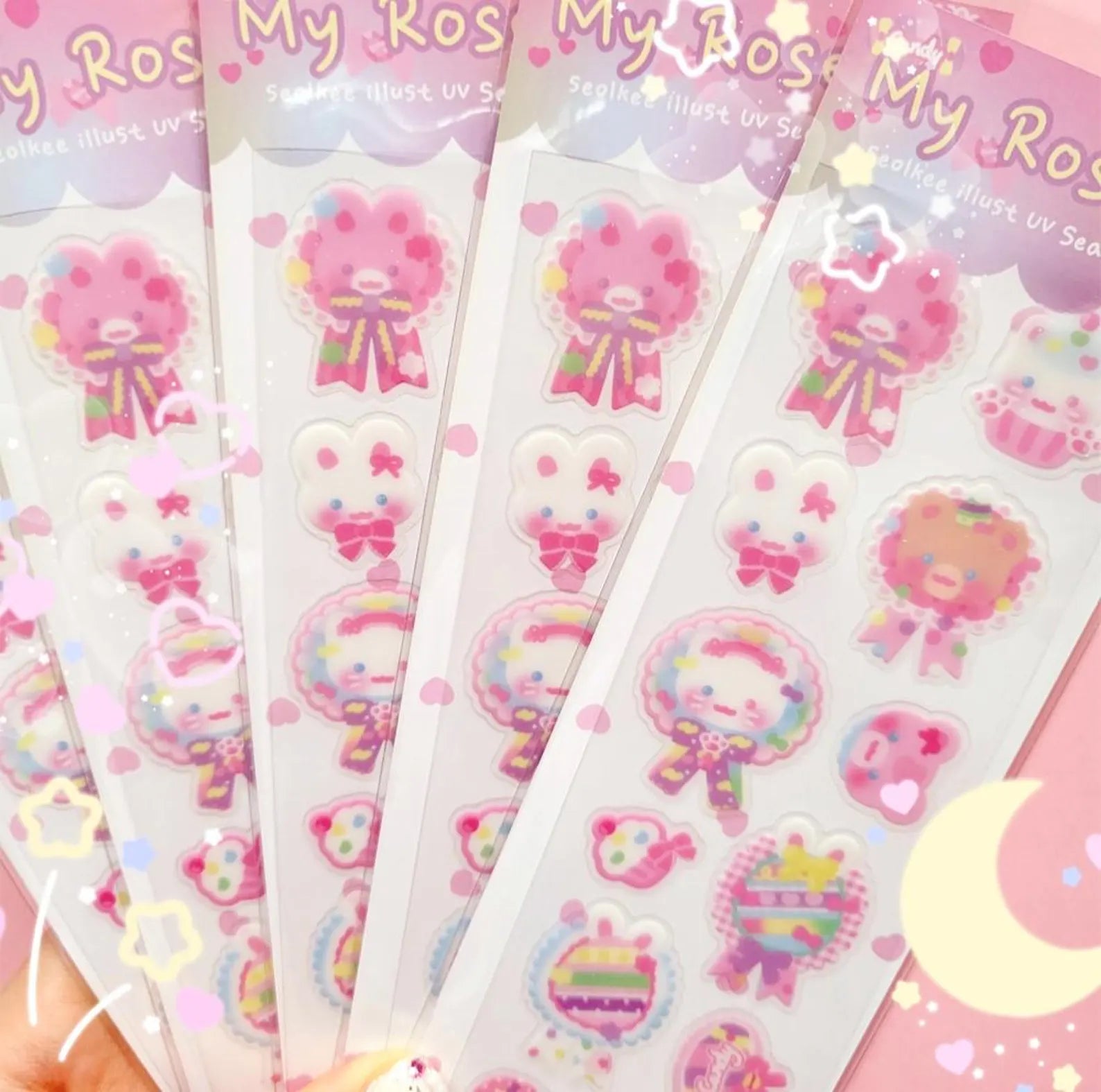 Seolkee Illust - My Rosette Deco Sticker Sheet