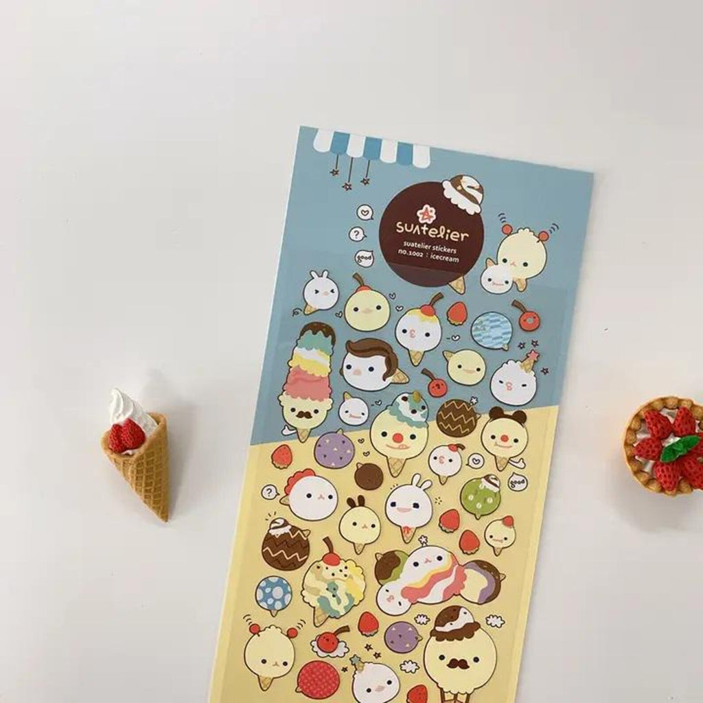 Suatelier - Icecream Deco Sticker Sheet