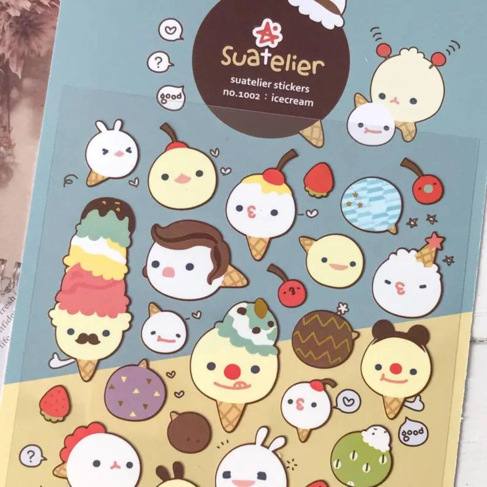 Suatelier - Icecream Deco Sticker Sheet