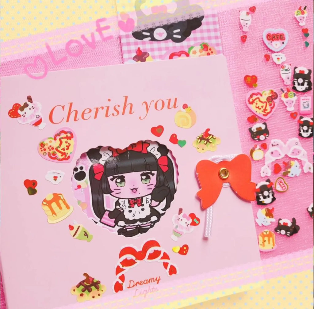 Seolkee Illust - Maid Cafe Deco Sticker Sheet