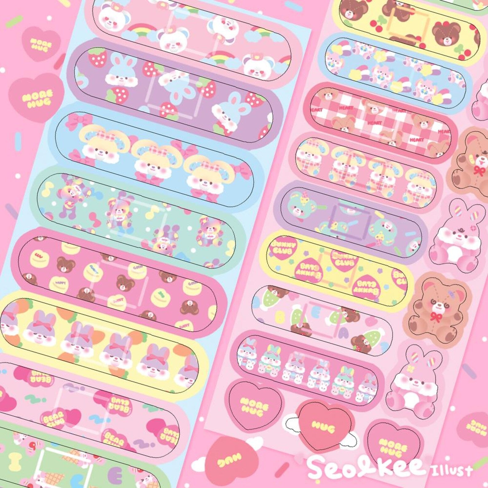 Seolkee Illust - Childhood Deco Sticker Sheet