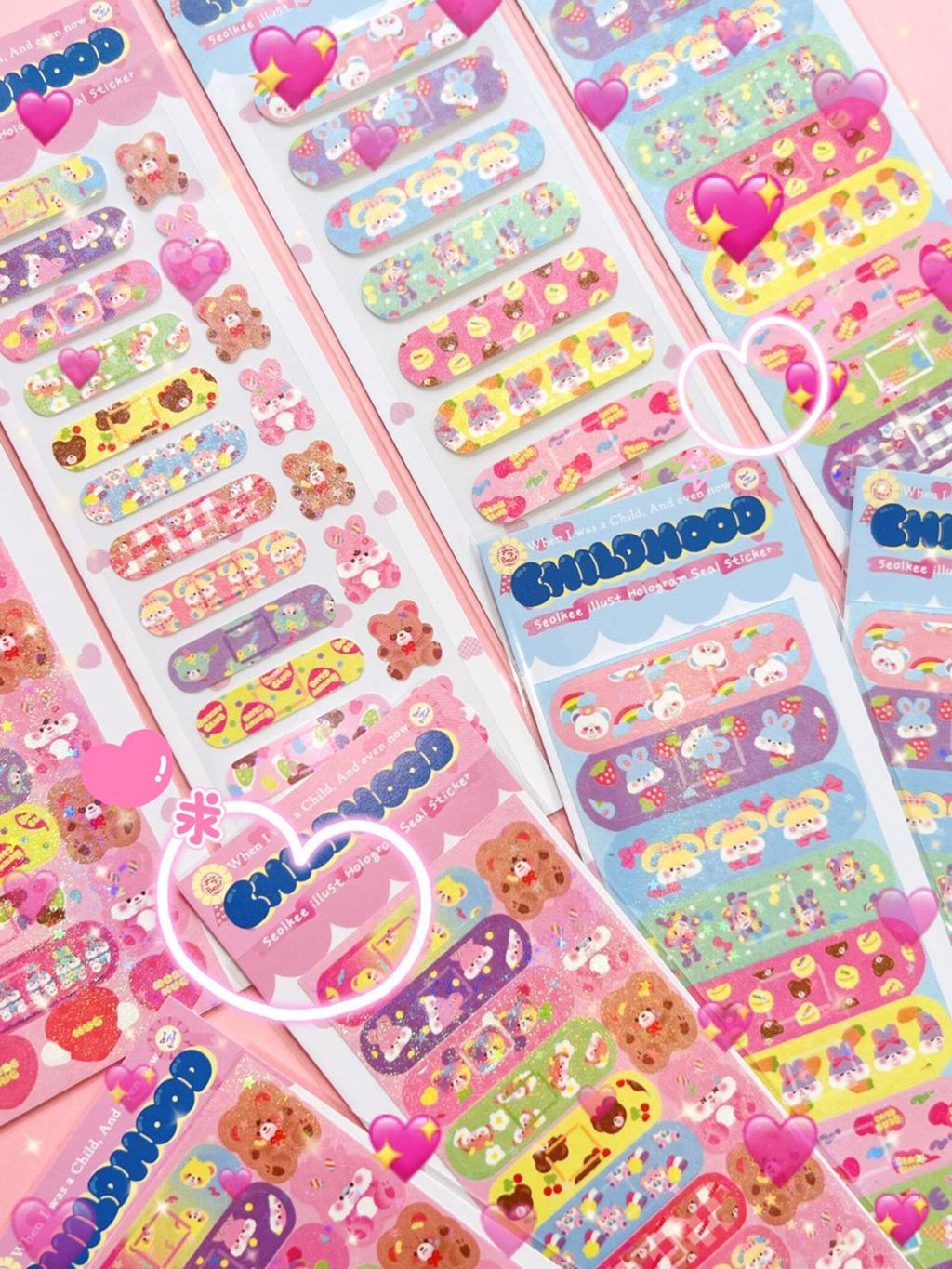 Seolkee Illust - Childhood Deco Sticker Sheet