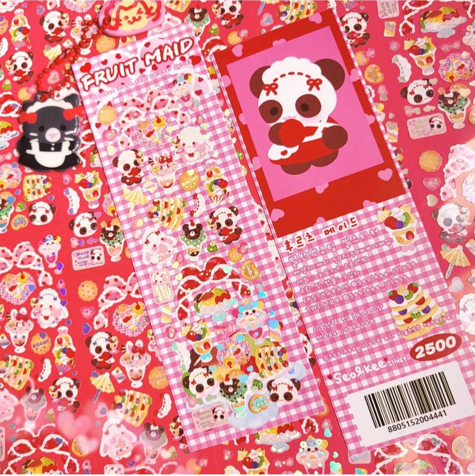 Seolkee Illust - Fruit Maid Deco Sticker Sheet