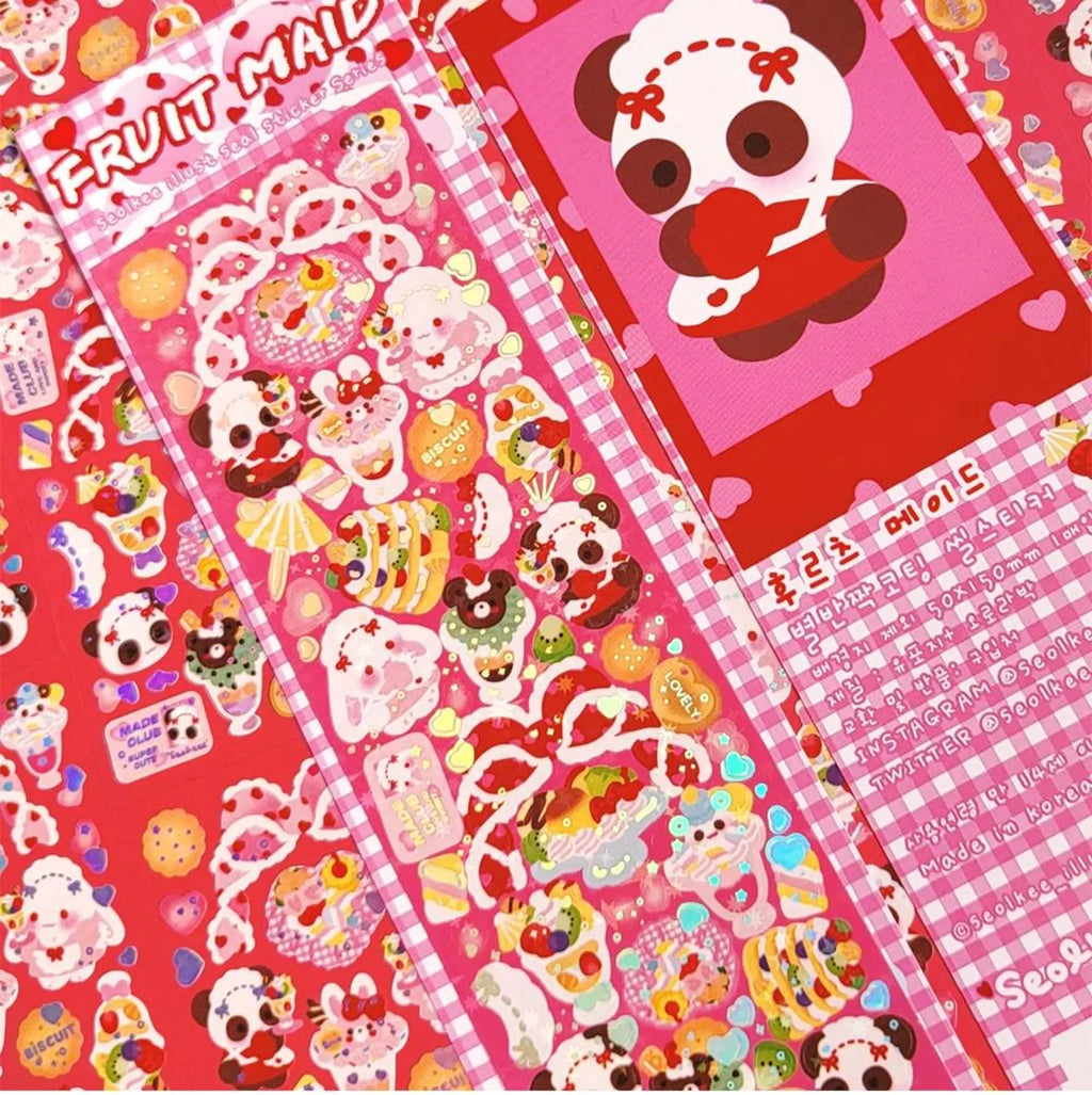 Seolkee Illust - Fruit Maid Deco Sticker Sheet