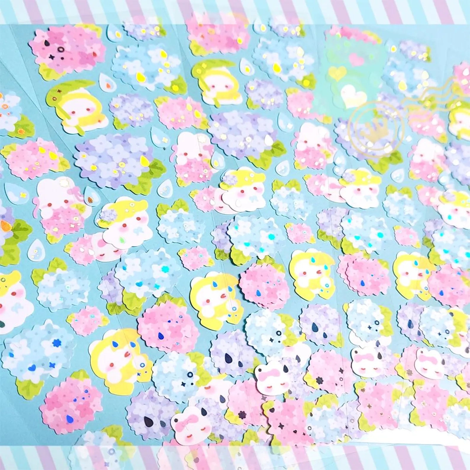 Seolkee Illust- Hydrangea Deco Sticker Sheet