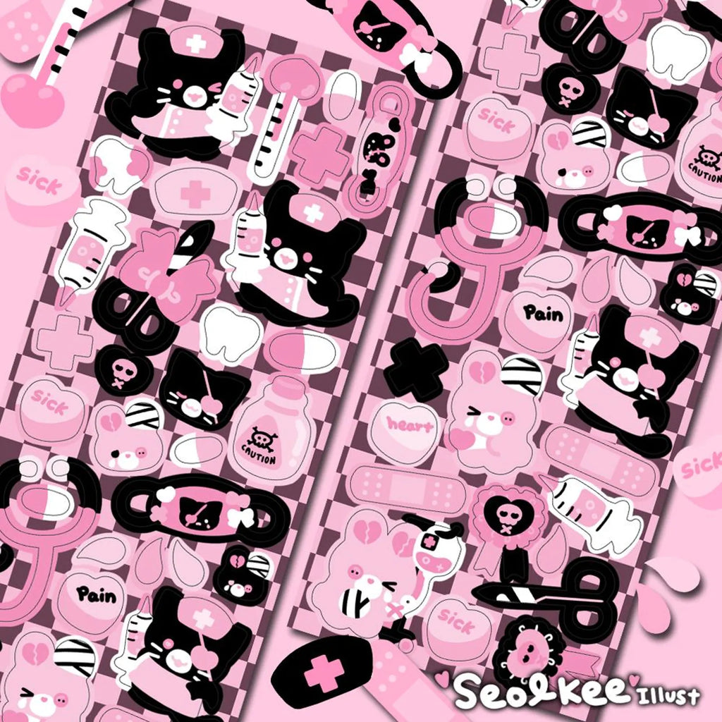 Seolkee Illust - Dangerous Hospital Deco Sticker Sheet