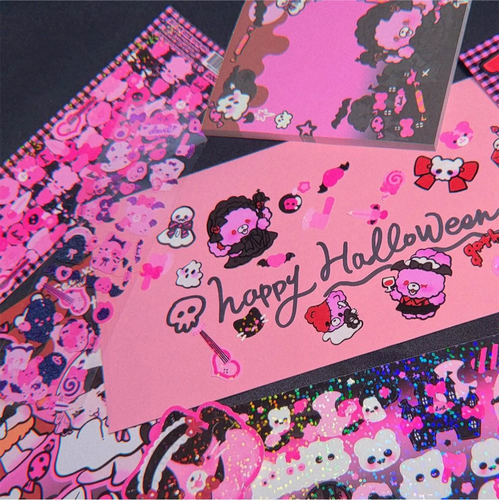 Seolkee Illust - Pink Devil Deco Sticker Sheet