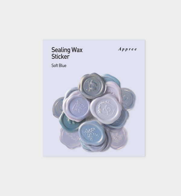Appree - Sealing Wax Sticker Soft Blue