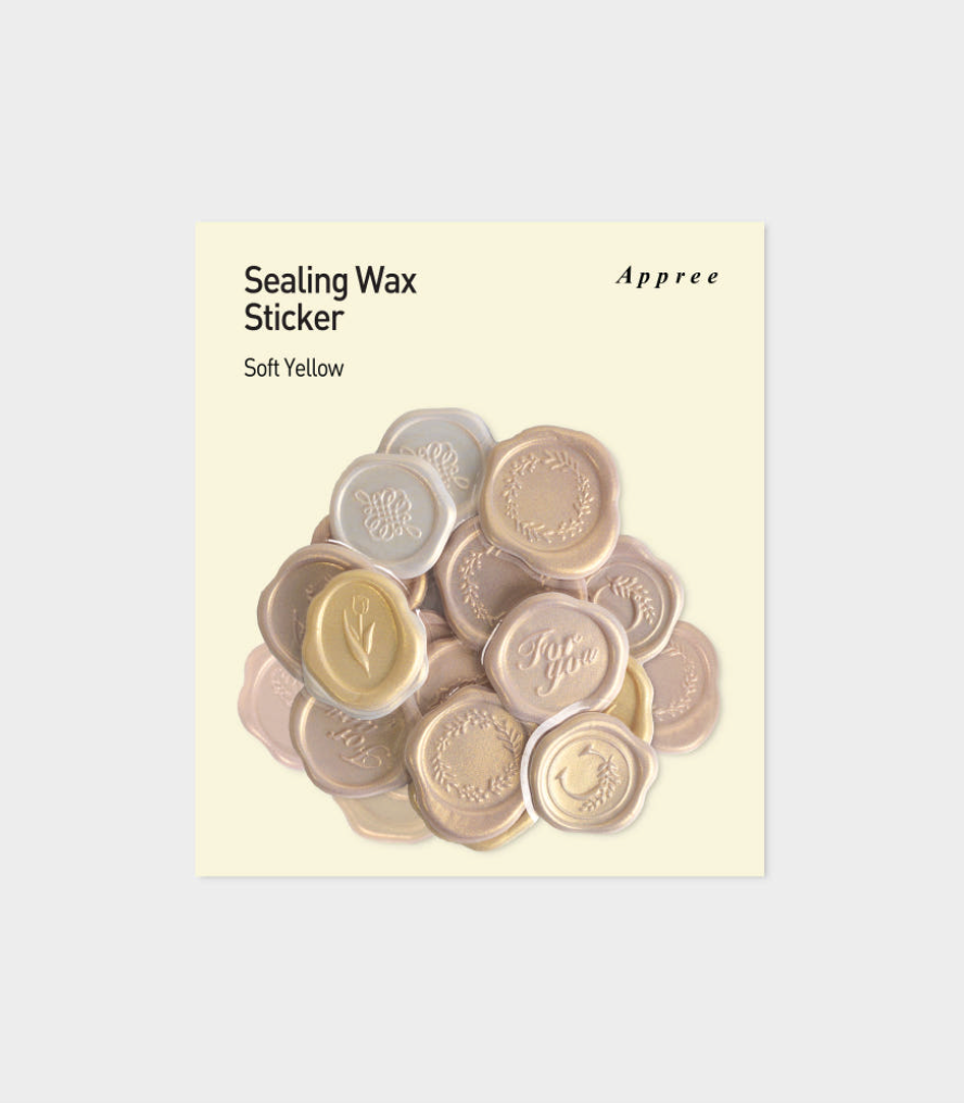 Appree - Sealing Wax Sticker Soft Yellow