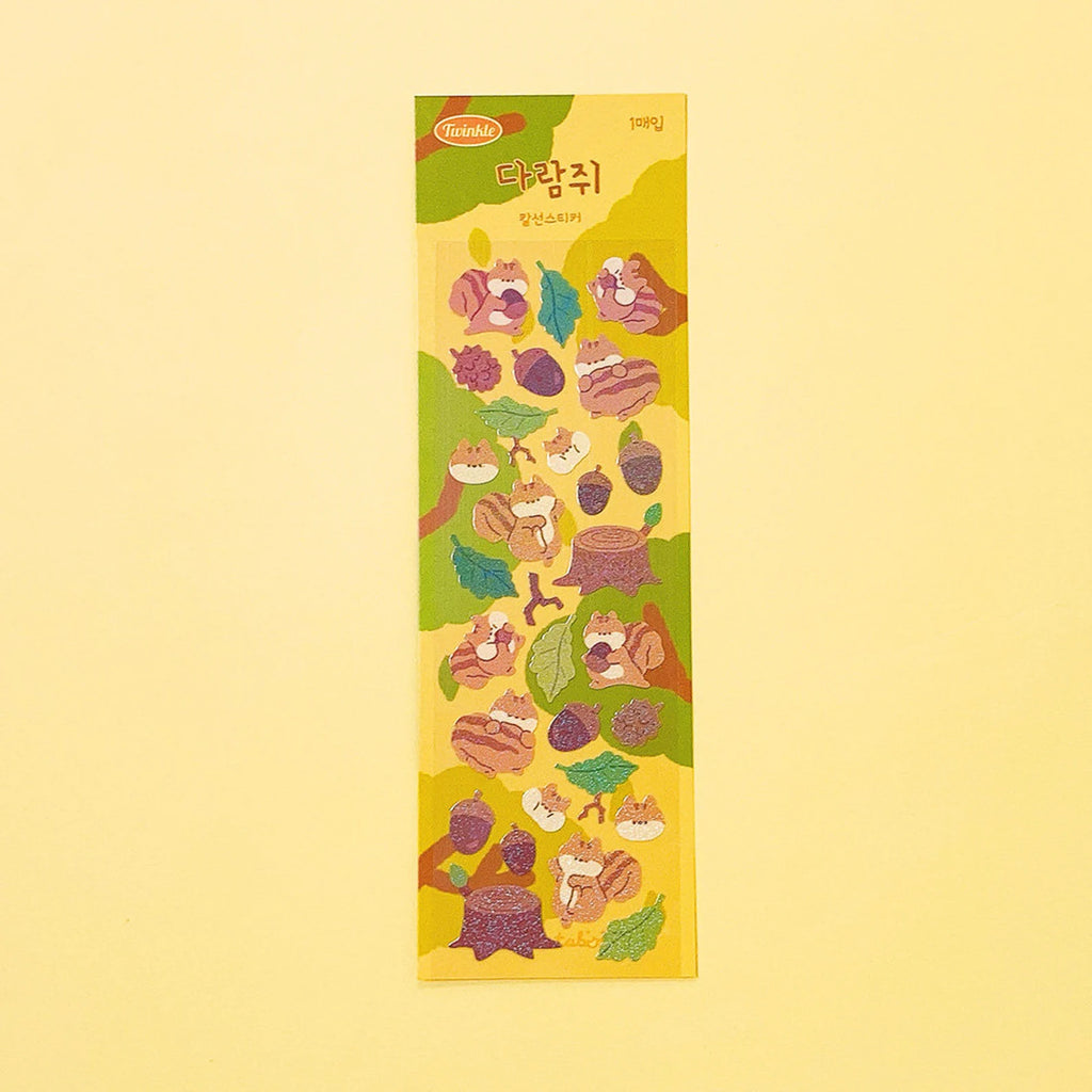 Mantabox - Squirrel Deco Sticker Sheet