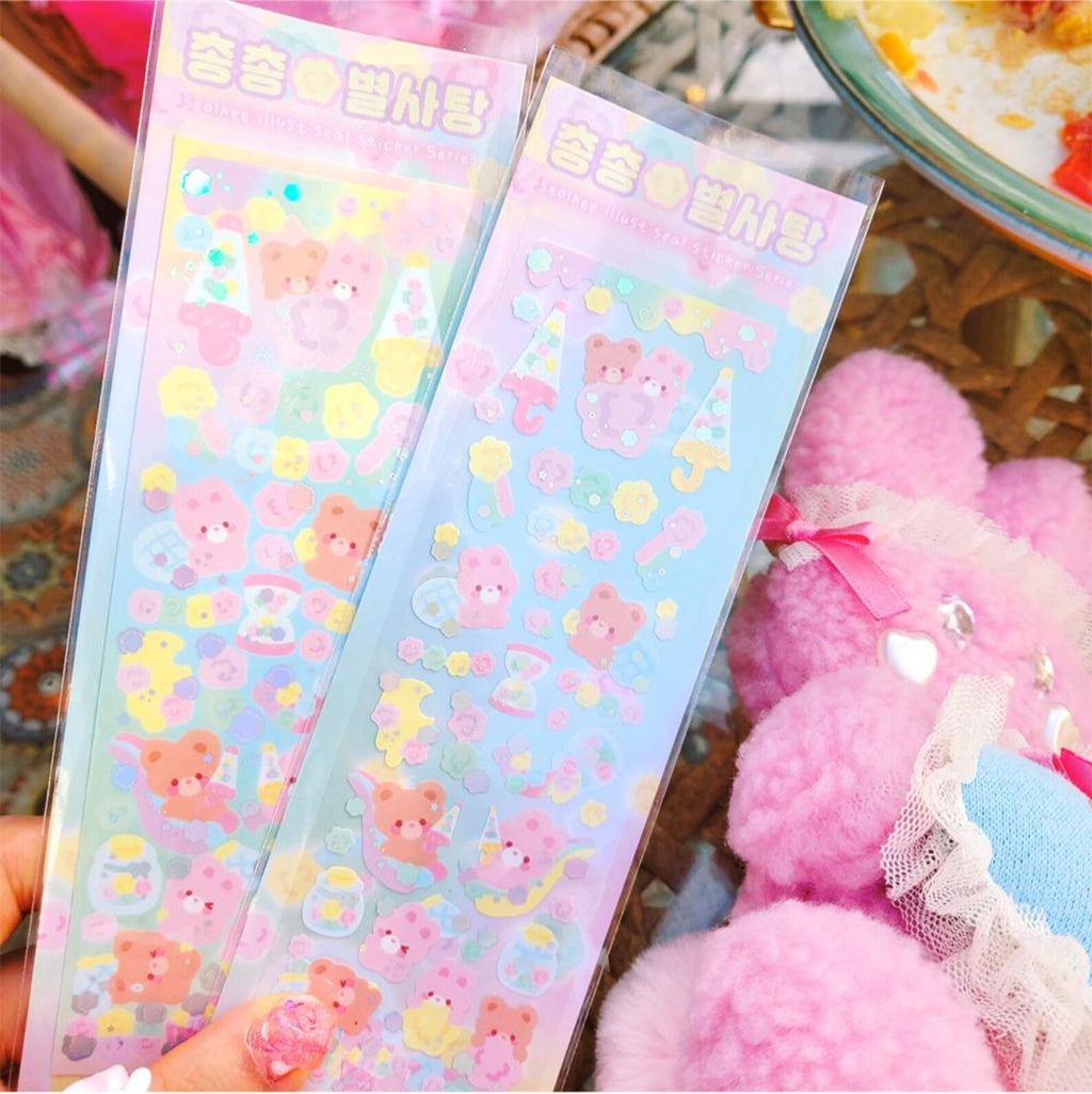 Seolkee Illust - Star Candy Deco Sticker Sheet