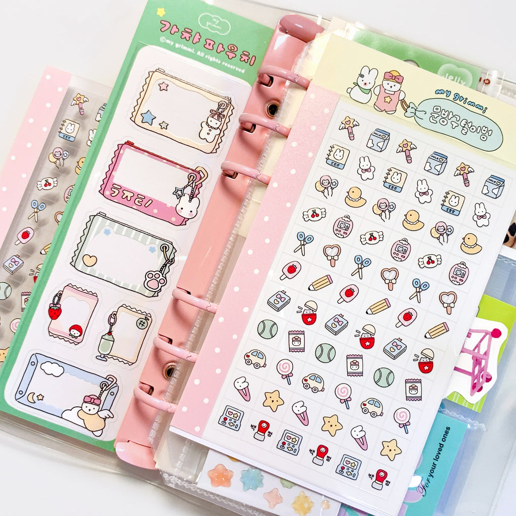 MyGrimmi - My Cute Pouch Sticker Sheet