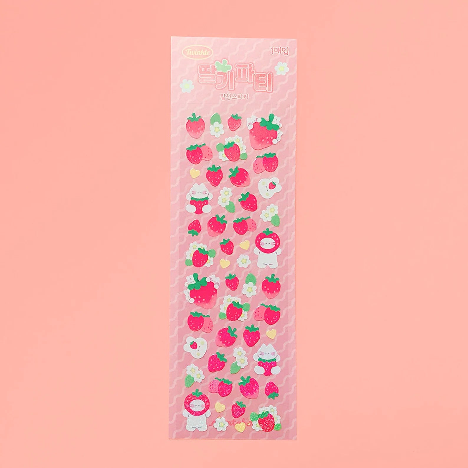 Mantabox - Strawberry Party Deco Sticker Sheet