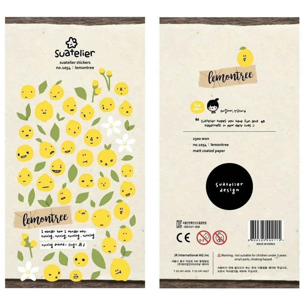 Suatelier - Lemontree Deco Sheet Sticker
