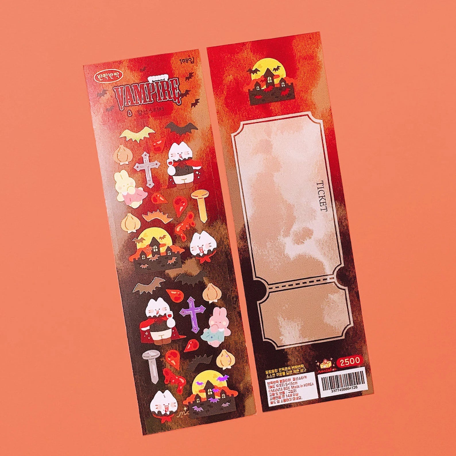 Mantabox - Vampire Deco Sticker Sheet