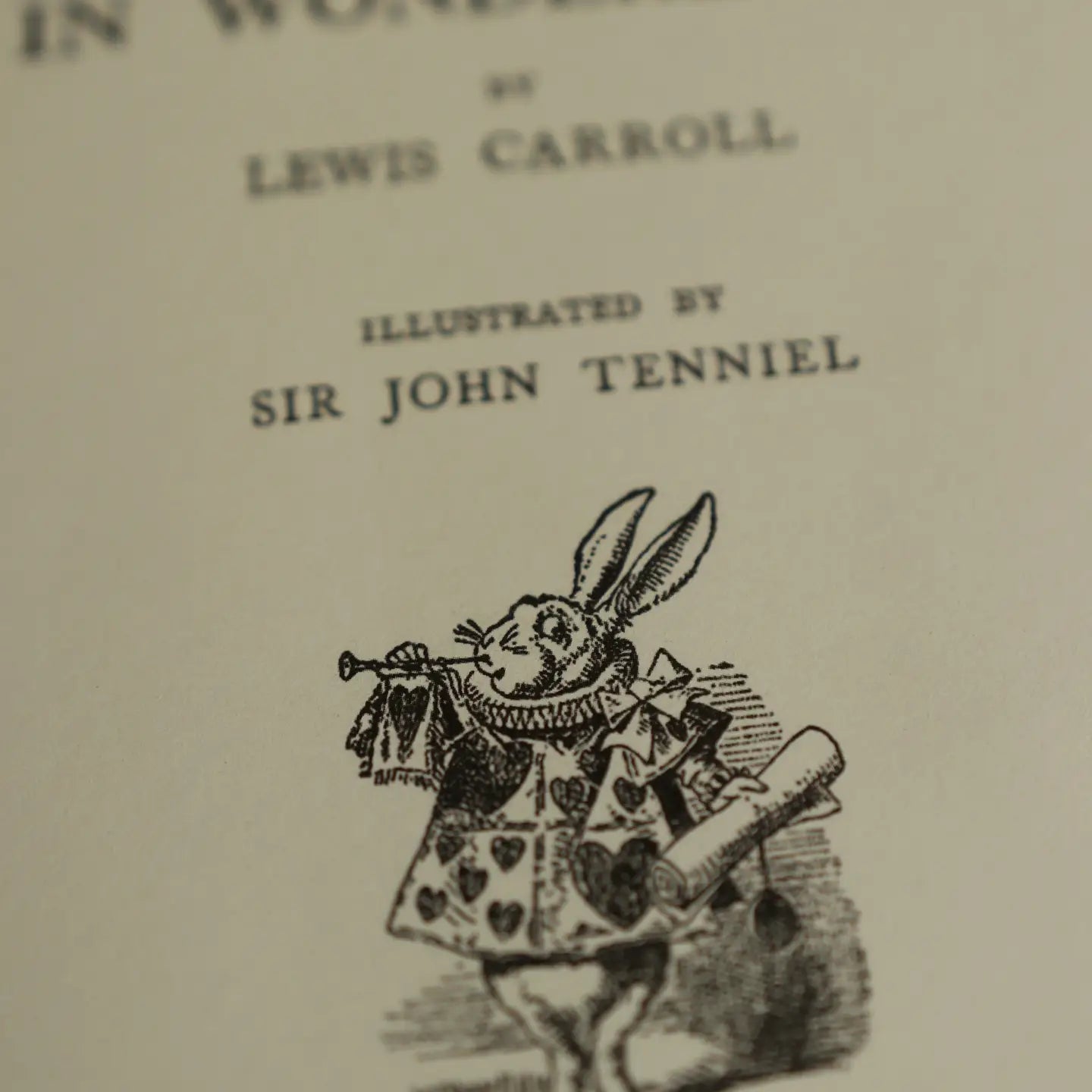 Novel Book Store - Alice in Wonderland' Lewis Carroll 1865 Book Journal