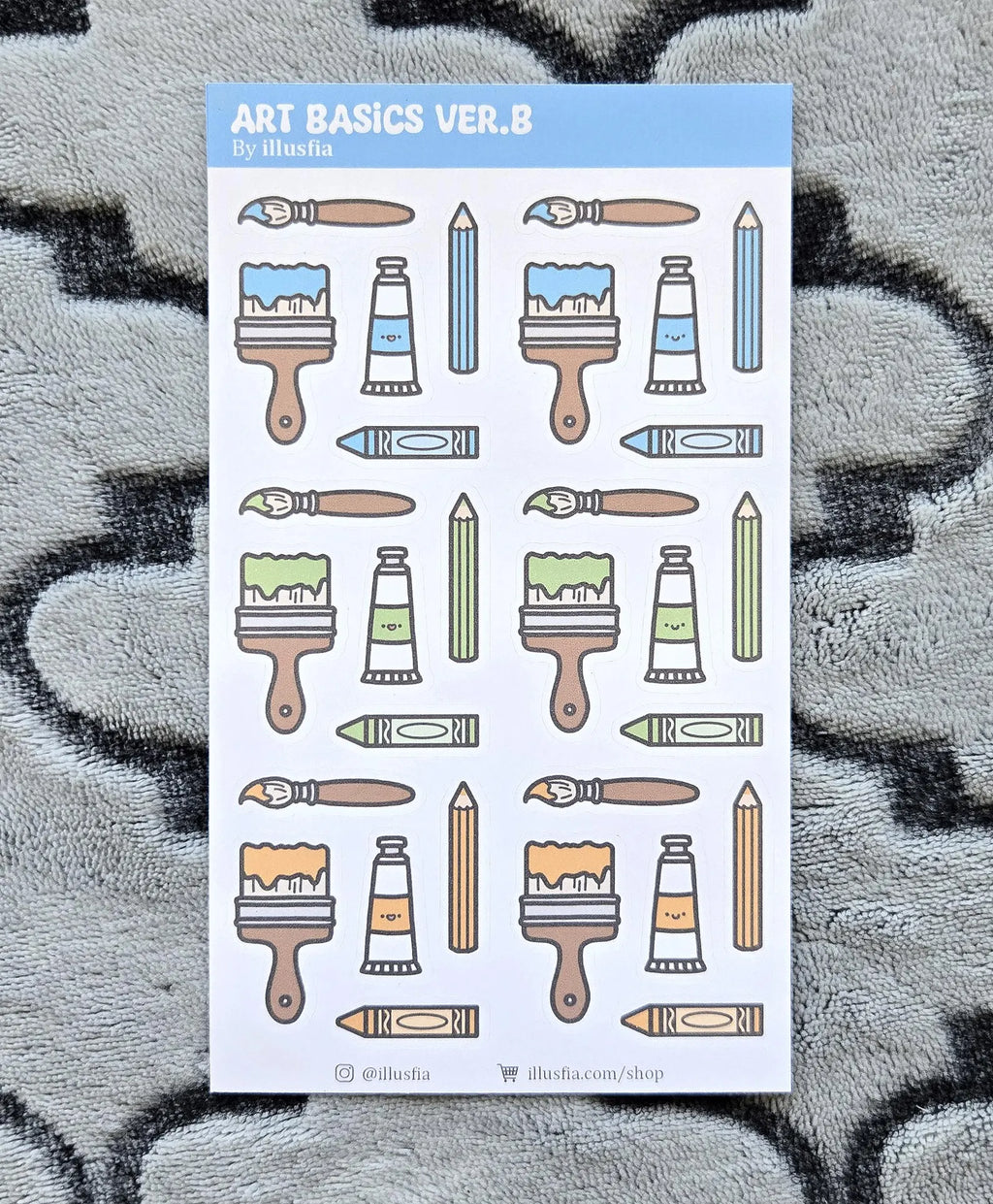 Illusfia - Art Basics Sticker Sheet