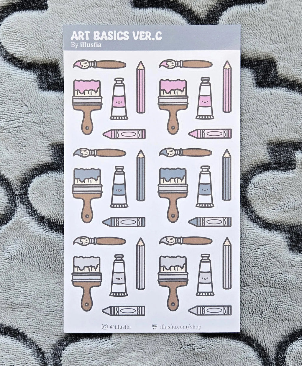 Illusfia - Art Basics Sticker Sheet