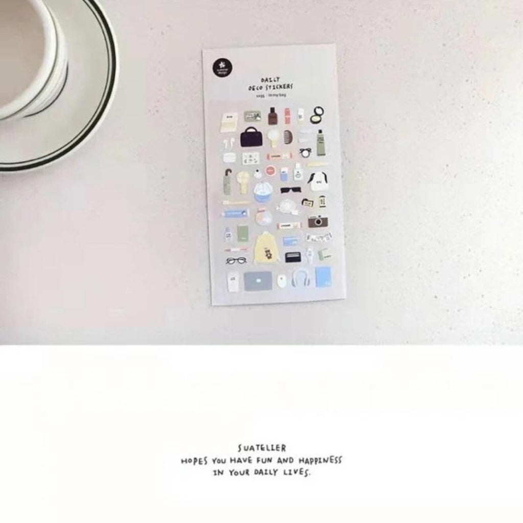 Suatelier - In My Bag Deco Sticker Sheet