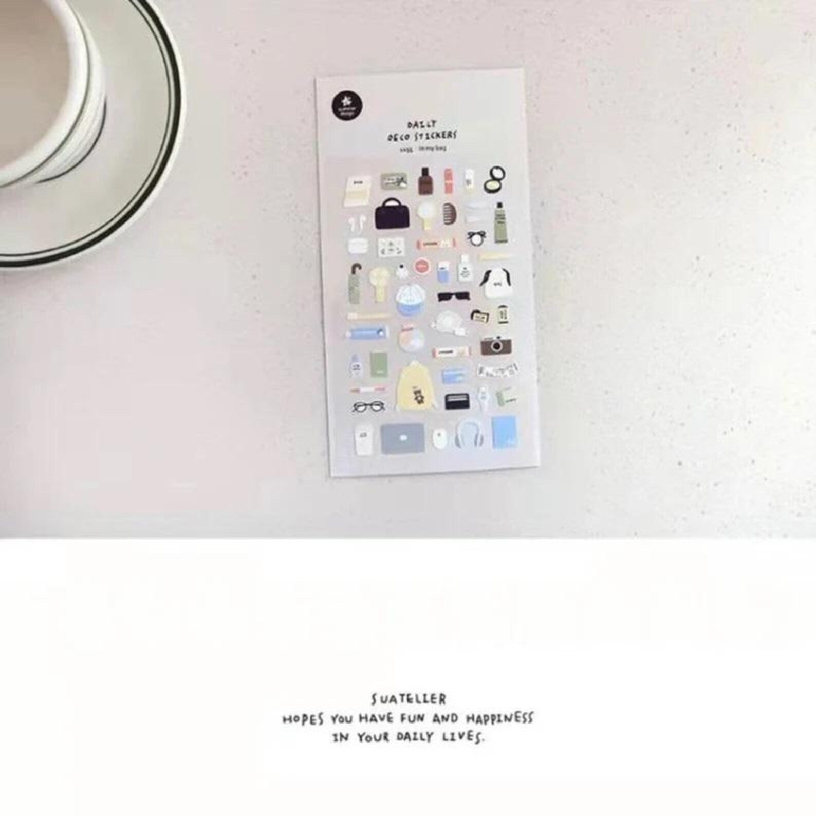 Suatelier - In My Bag Deco Sticker Sheet