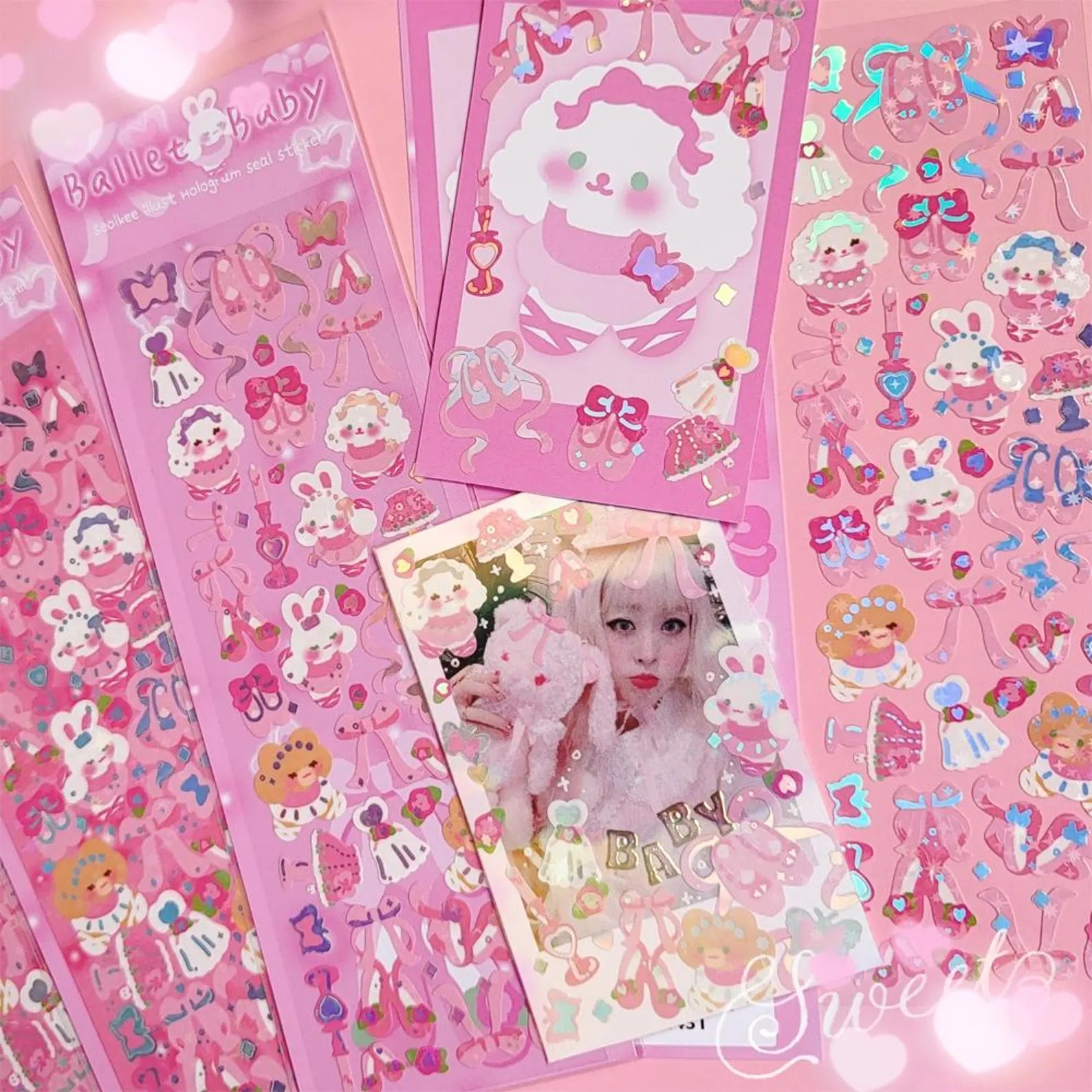 Seolkee Illust - Ballet Baby Deco Sticker Sheet