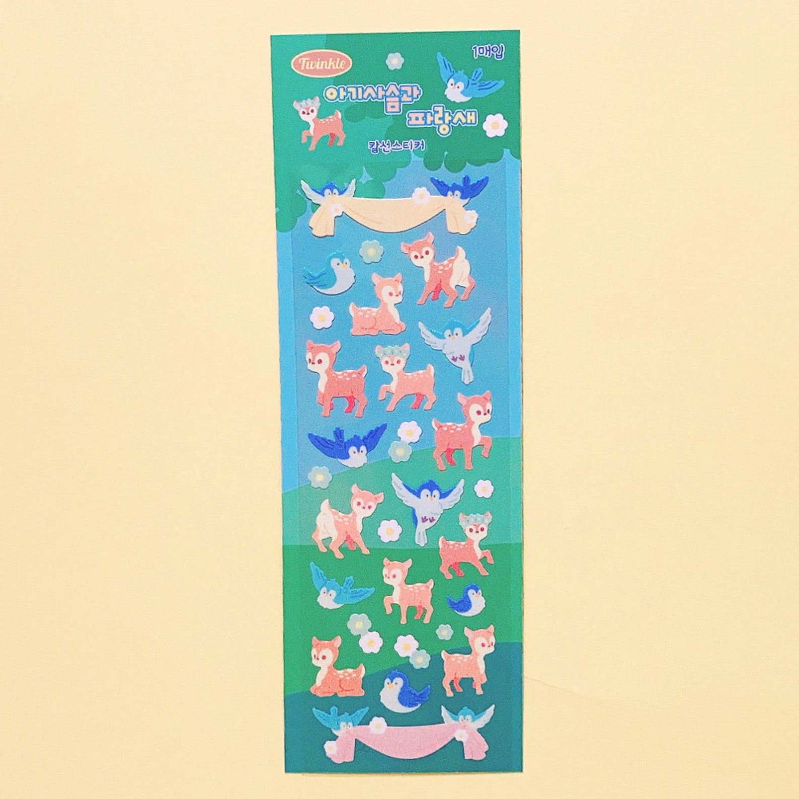 Mantabox - Bambi and Blue Bird Deco Sticker Sheet