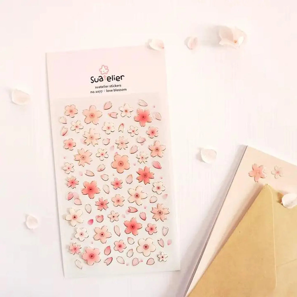 Suatelier - Love Blossom Deco Sticker Sheet