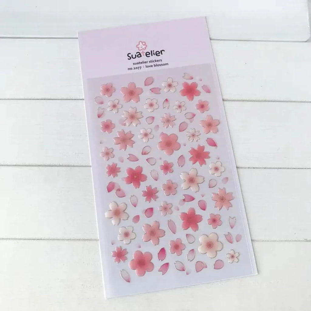 Suatelier - Love Blossom Deco Sticker Sheet