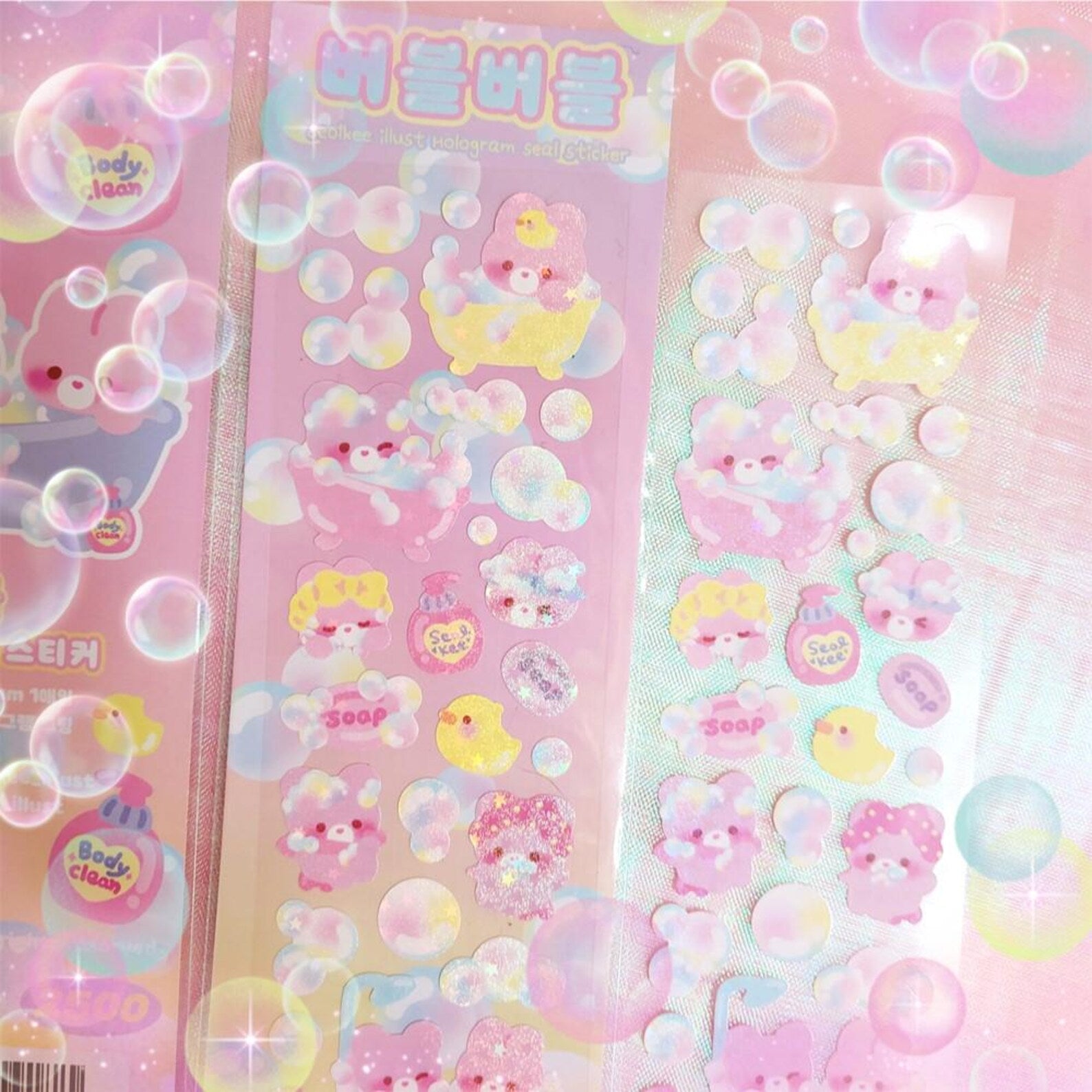 Seolkee Illust - Bubble Bubble Deco Sticker Sheet