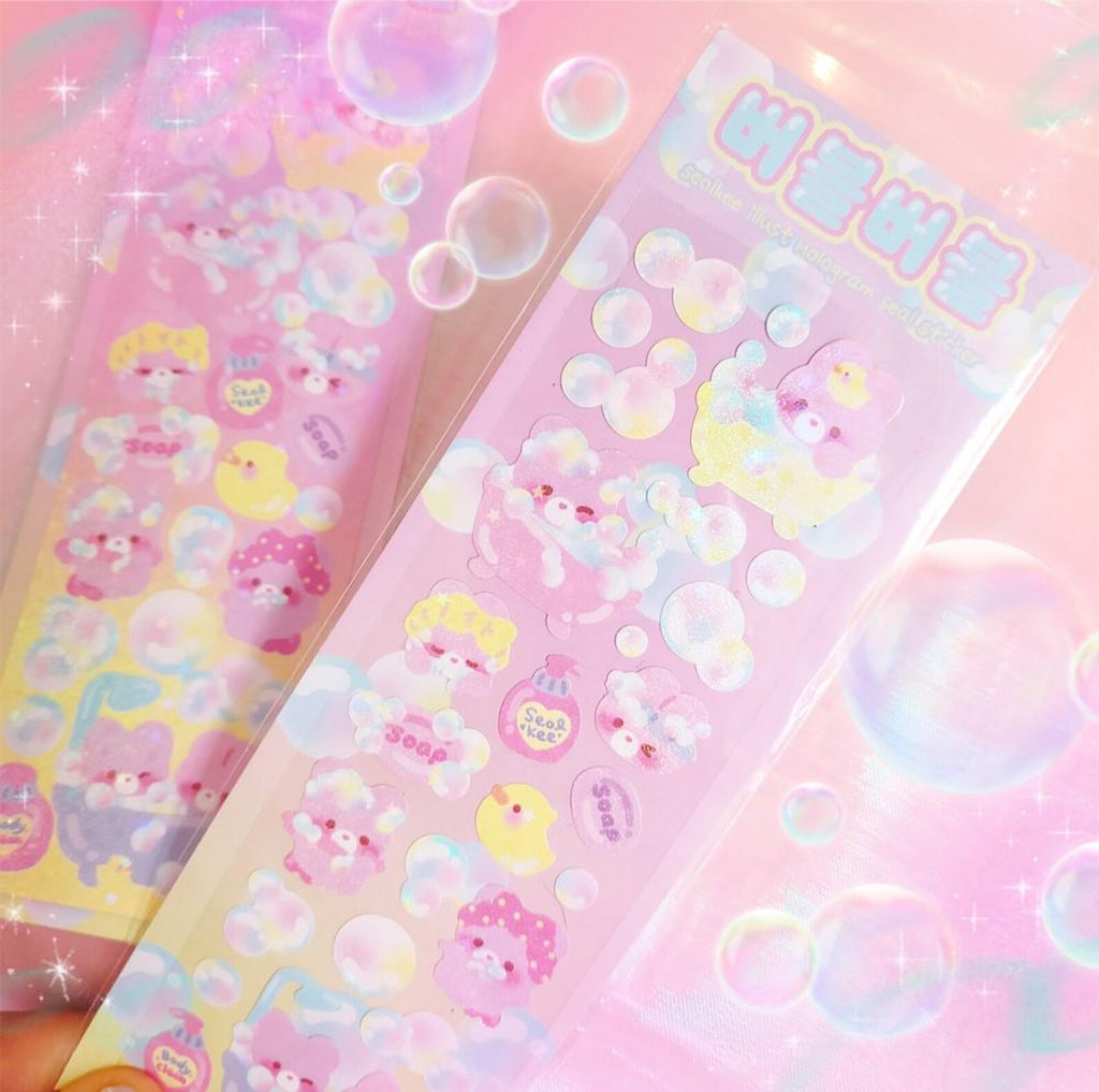 Seolkee Illust - Bubble Bubble Deco Sticker Sheet