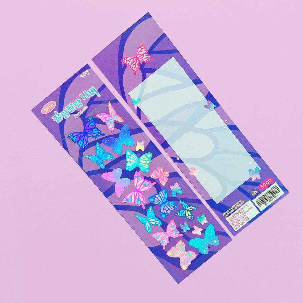 Mantabox - Butterfly Deco Sticker Sheet