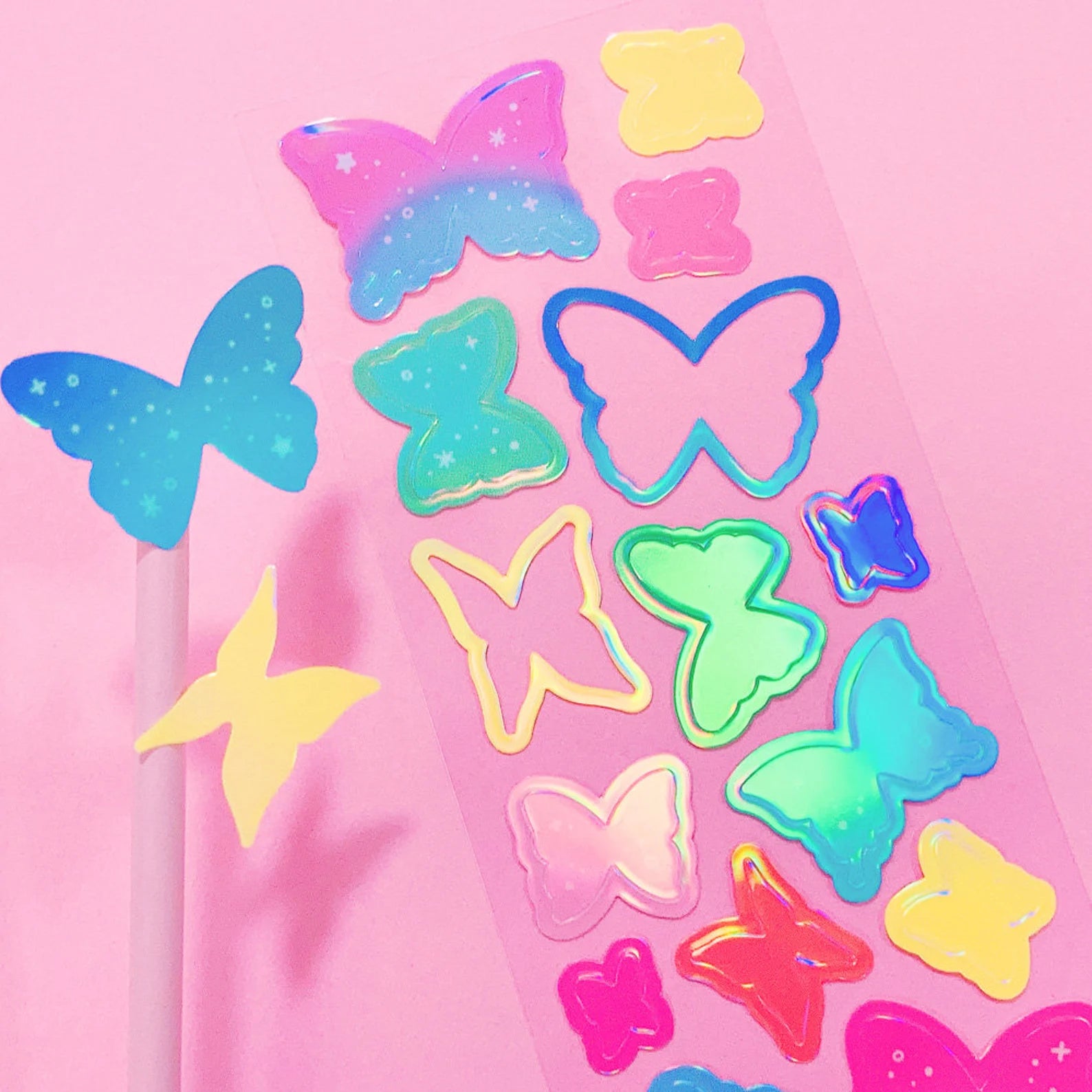 Mantabox - Butterfly in Butterfly Deco Sticker Sheet