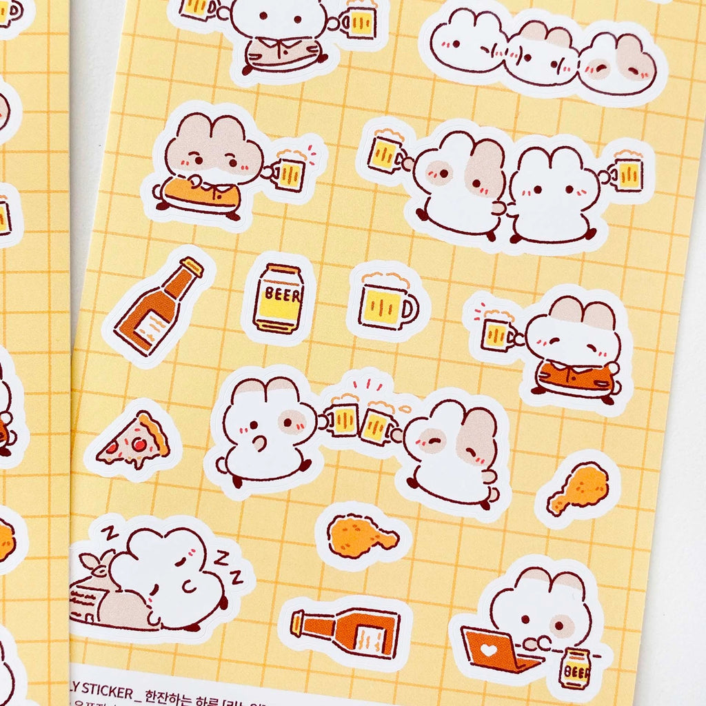 Hwang Daram - A Day for a Drink Sticker