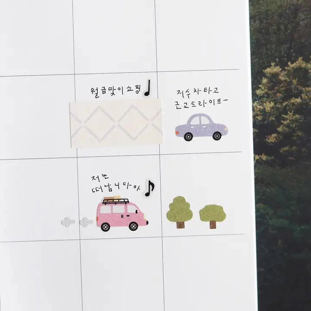 Suatelier - Cars Deco Sticker Sheet