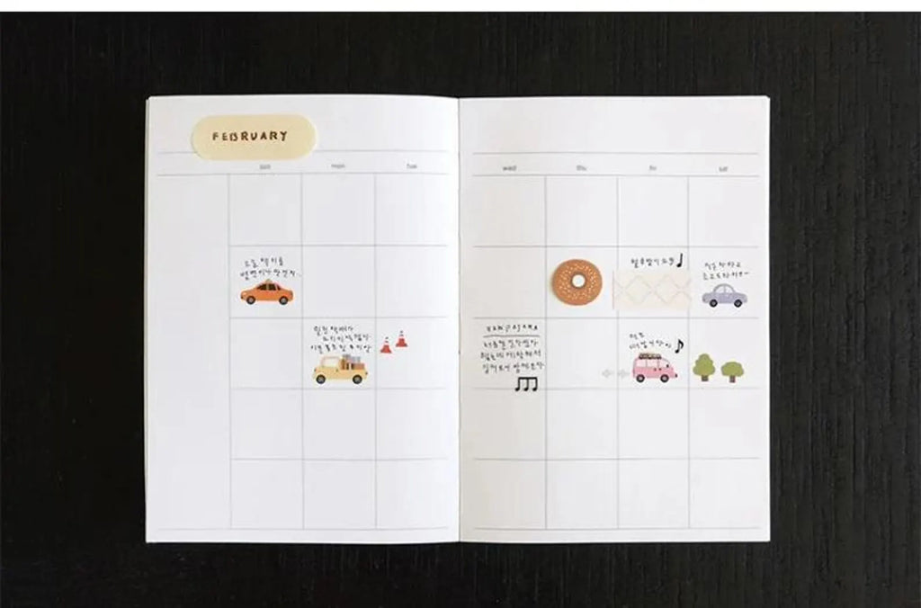 Suatelier - Cars Deco Sticker Sheet