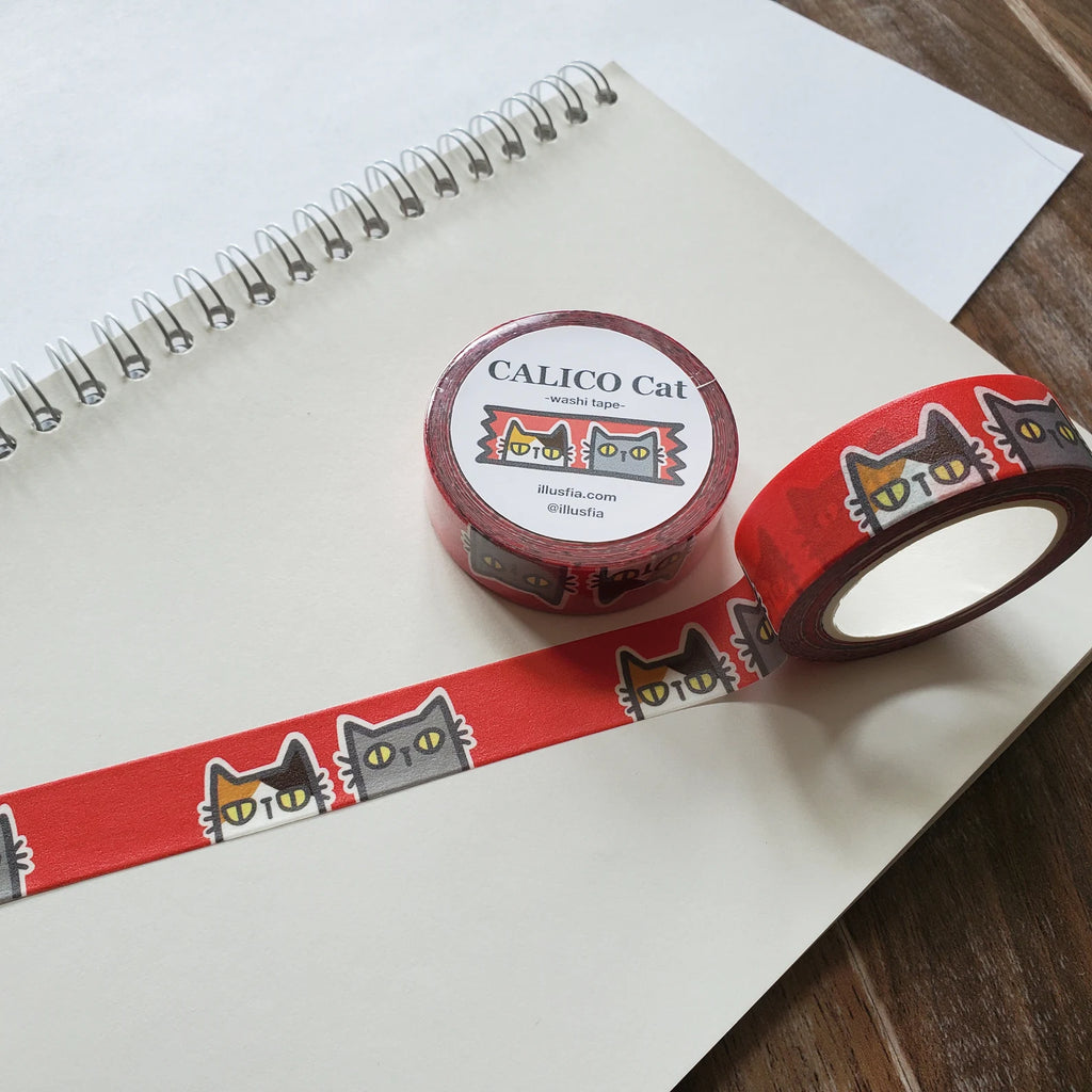 Illusfia - CALICO Cat Washi Tape