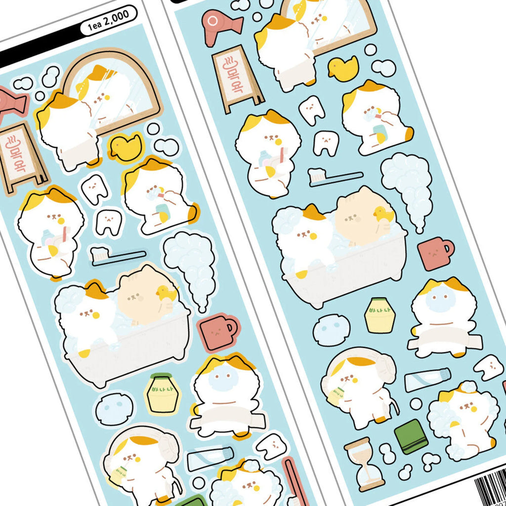 Eddur - Chiddu's Bath Deco Sticker Sheet