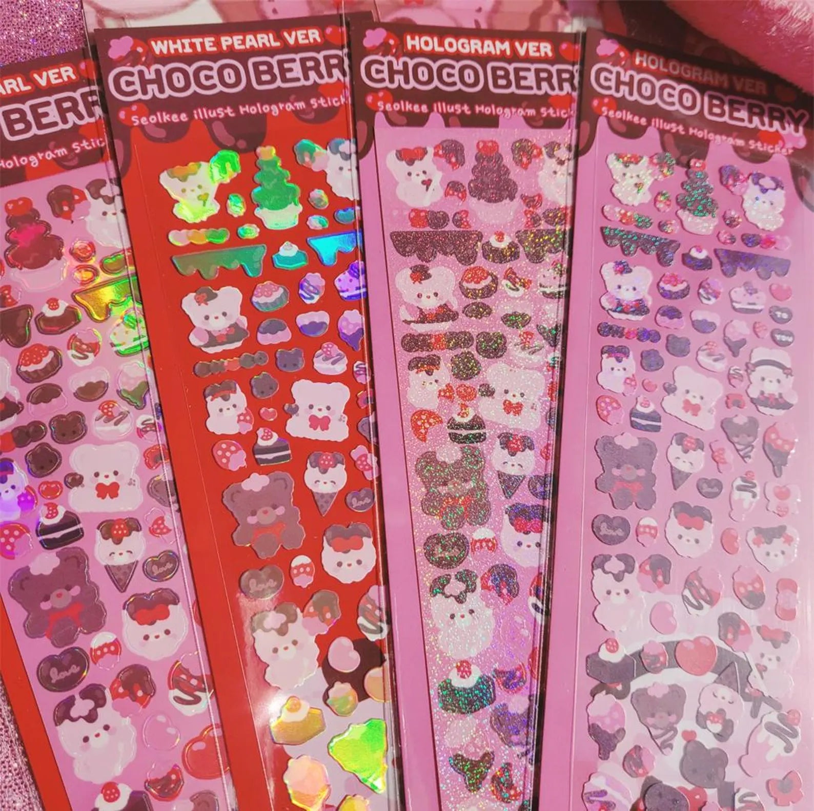 Seolkee Illust - Choco Berry Deco Sticker Sheet