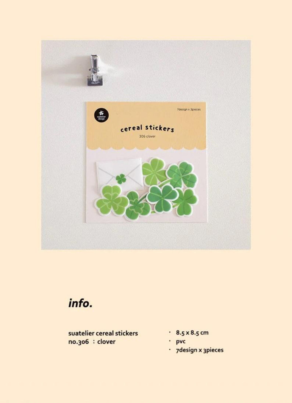 Suatelier - Clover Cereal Deco Stickers