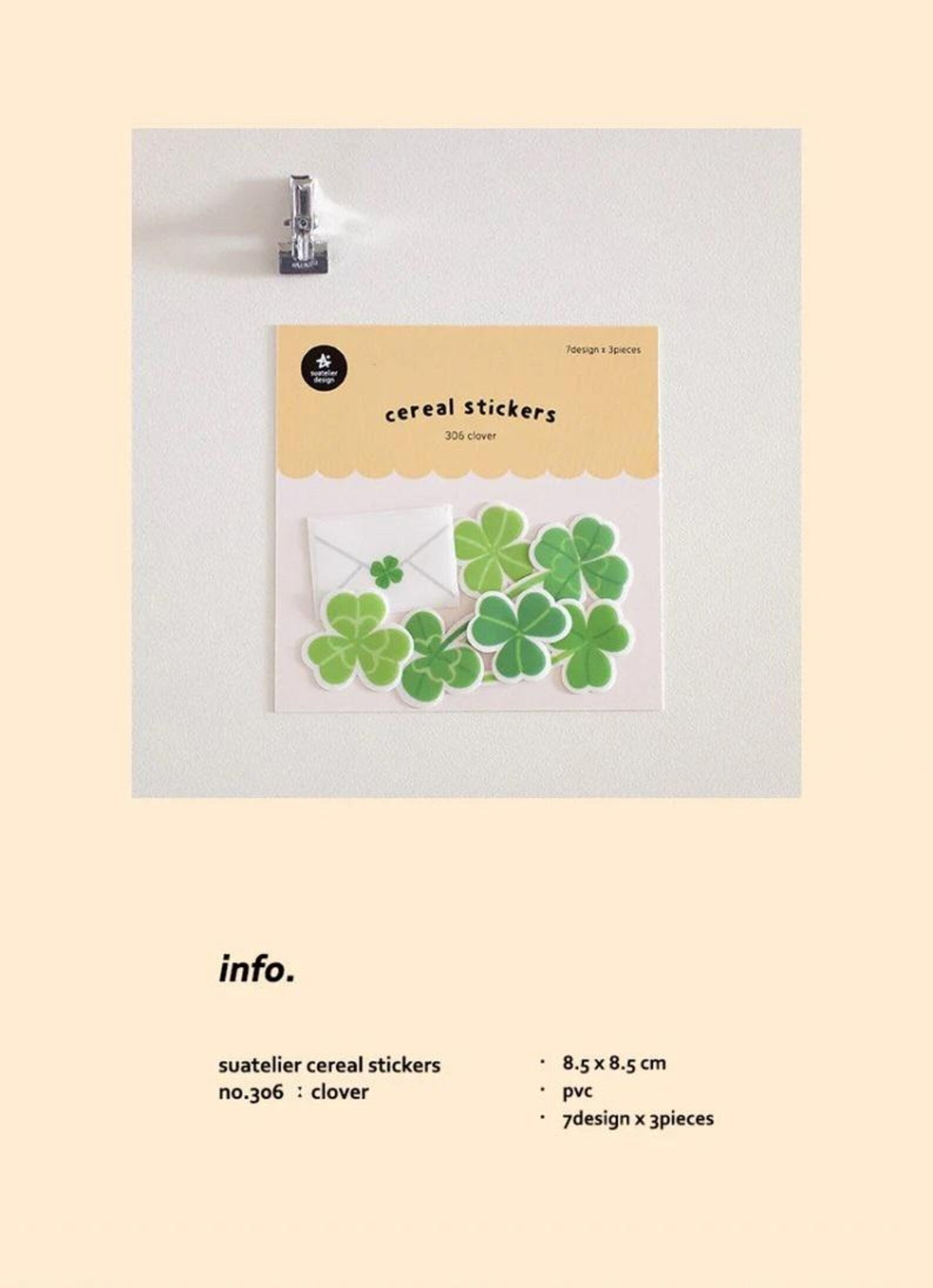 Suatelier - Clover Cereal Deco Stickers