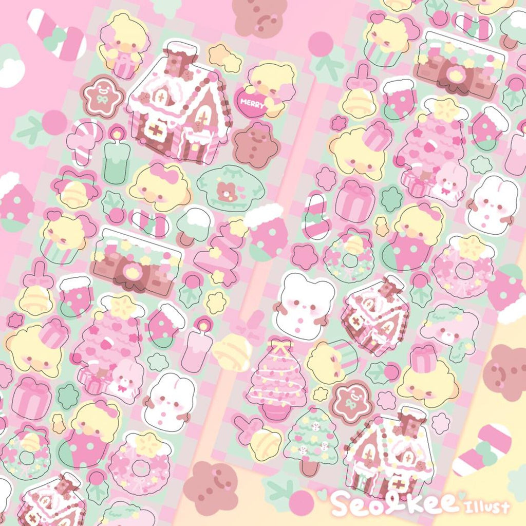 Seolkee Illust - Cookie House Deco Sticker Sheet