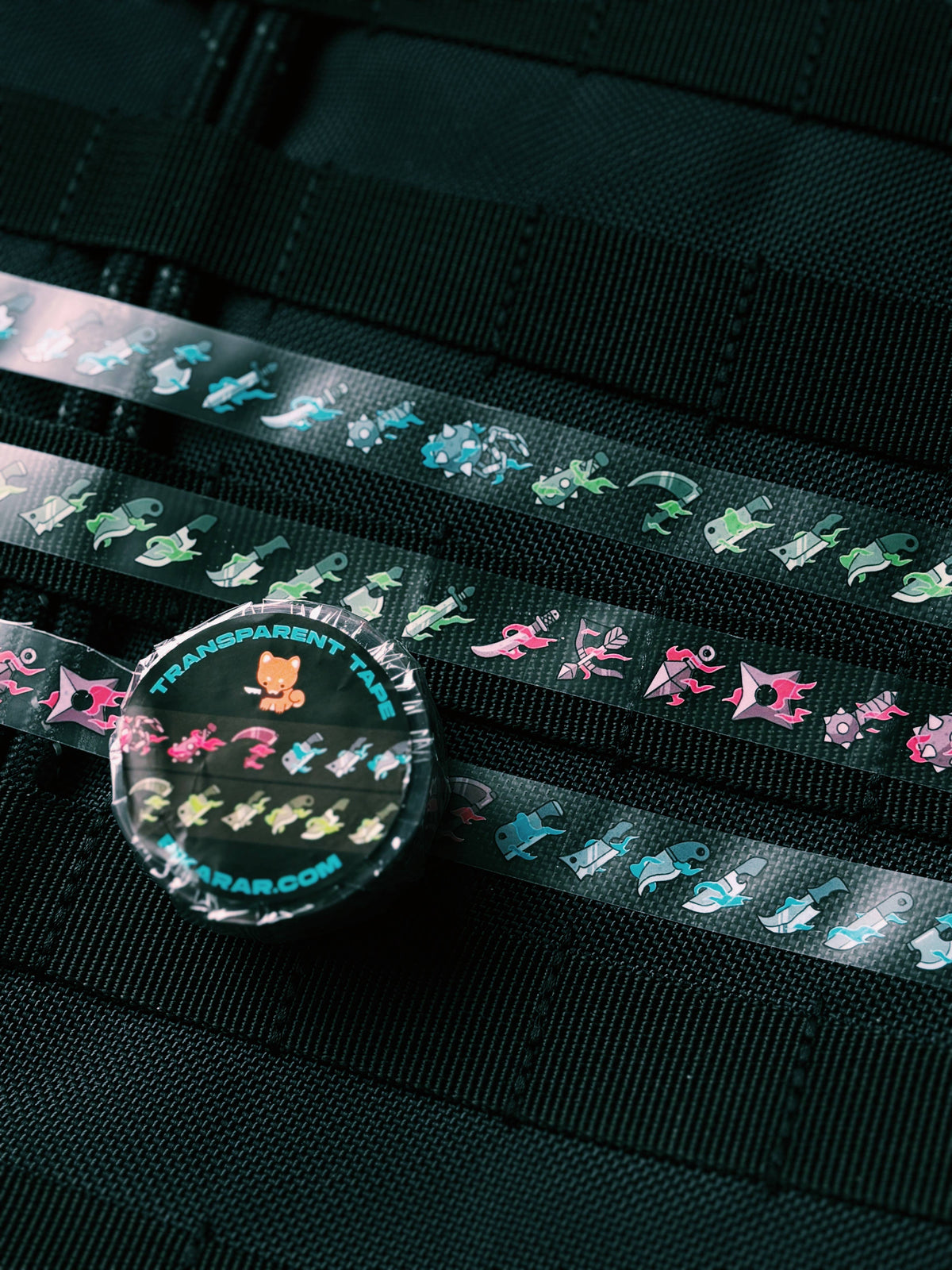 Washi tape (clear) | Weapons