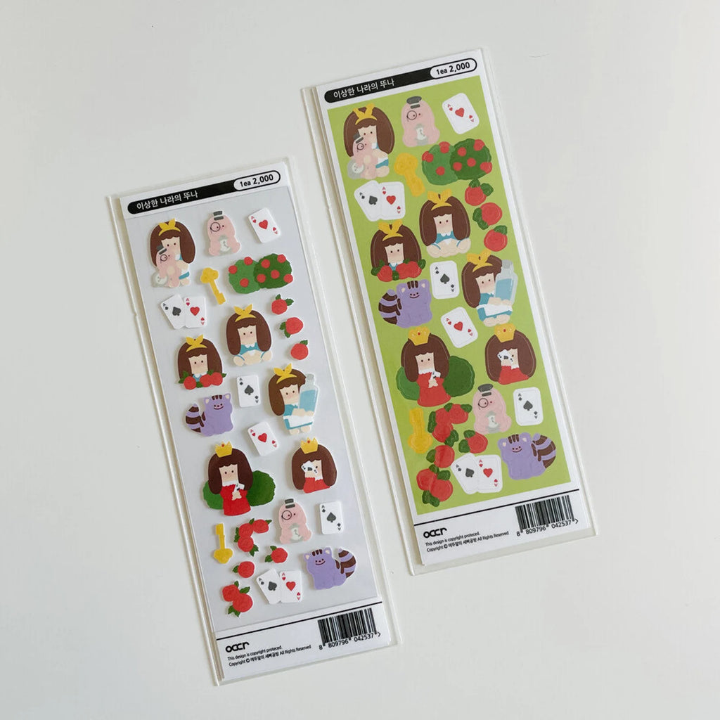 Eddur - Ddunda in Wonderland Deco Sticker Sheet